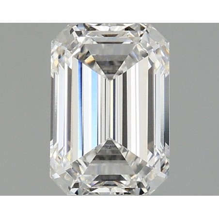 Diament laboratoryjny bezbarwny szlif szmaragdowy, 1.54ct, VVS2, D, IGI LG674541923