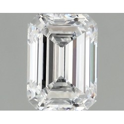 Diament laboratoryjny bezbarwny szlif szmaragdowy, 1.03ct, VVS2, D, IGI LG694563034