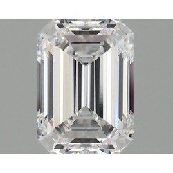 Diament laboratoryjny bezbarwny szlif szmaragdowy, 1.54ct, VVS2, D, IGI LG669458910
