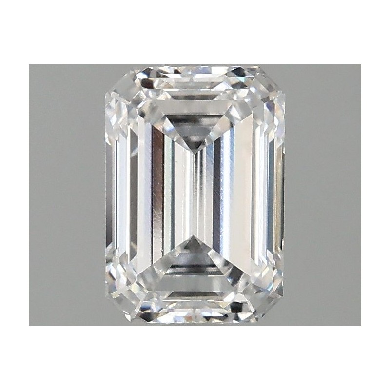 Diament laboratoryjny bezbarwny szlif szmaragdowy, 1.54ct, VVS2, D, IGI LG675531805