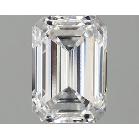 Diament laboratoryjny bezbarwny szlif szmaragdowy, 1.54ct, VVS2, D, IGI LG675531805
