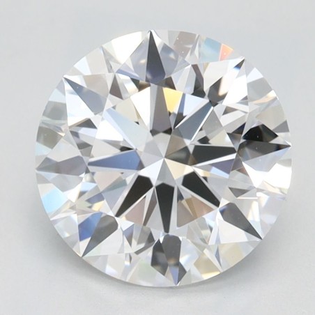 Diament laboratoryjny bezbarwny szlif okrągły, 2.03ct, VVS1, D, IGI LG700540612