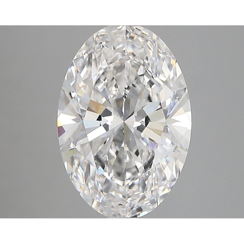 Diament laboratoryjny bezbarwny szlif owalny, 3.0ct, VVS2, E, IGI LG737568406