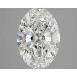 Diament laboratoryjny bezbarwny szlif owalny, 3.0ct, VVS2, D, IGI LG739532746