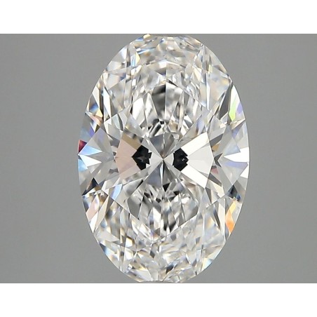 Diament laboratoryjny bezbarwny szlif owalny, 3.0ct, VVS2, D, IGI LG737568411