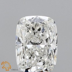 Diament laboratoryjny bezbarwny szlif poduszkowy brylantowy, 1.01ct, VVS2, F, IGI LG624428118