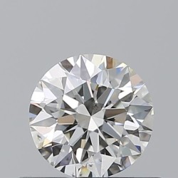 Diament szlif okrągły, 0.5ct, SI1, I, GIA 2537578592