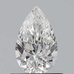Diament szlif gruszkowy, 0.57ct, VVS1, H, GIA 7531262451