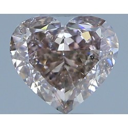 Diament o barwie fantazyjnej serce, 1.01ct, SI2, Fancy Pink Brown, GIA 2526406439
