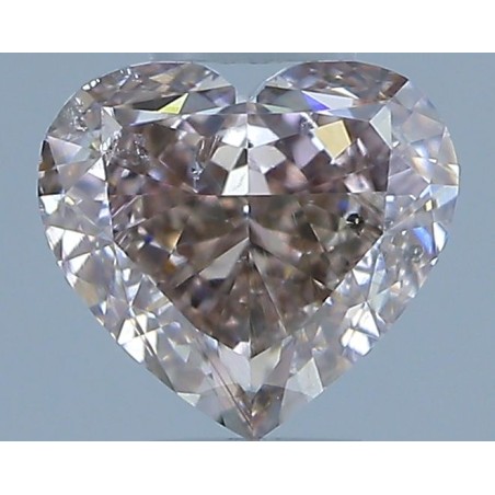 Diament o barwie fantazyjnej serce, 1.01ct, SI2, Fancy Pink Brown, GIA 2526406439