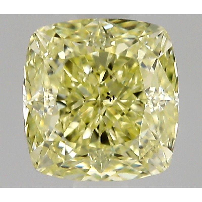 Diament o barwie fantazyjnej szlif poduszkowy modyfikowany, 0.72ct, SI1, Fancy Yellow, GIA 6535351429 Diament o barwie fantazyjnej szlif poduszkowy modyfikowany, 0.72ct, SI1, Fancy Yellow, GIA 6535351429