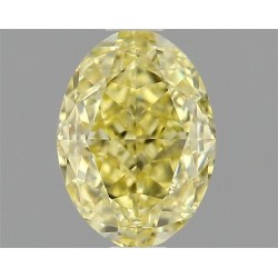 Diament o barwie fantazyjnej szlif owalny, 1.01ct, VS2, Fancy Yellow, GIA 6512571475