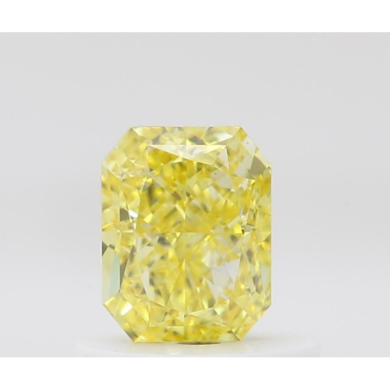 Diament o barwie fantazyjnej radiant, 0.61ct, VS1, Fancy Vivid Yellow, GIA 7476841462 Diament o barwie fantazyjnej radiant, 0.61ct, VS1, Fancy Vivid Yellow, GIA 7476841462