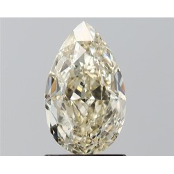 Diament o barwie fantazyjnej szlif gruszkowy, 1.68ct, VVS1, Fancy Light Brownish Yellow, GIA 1236215709