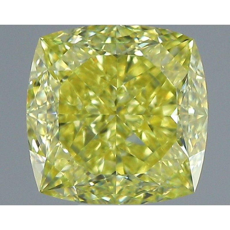 Diament o barwie fantazyjnej szlif poduszkowy brylantowy, 1.02ct, VS2, Fancy Intense Yellow, GIA 2235654328 Diament o barwie fantazyjnej szlif poduszkowy brylantowy, 1.02ct, VS2, Fancy Intense Yellow, GIA 2235654328