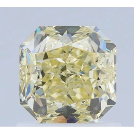Diament o barwie fantazyjnej szlif schodkowy, 1.09ct, VS1, Fancy Light Yellow, GIA 6422004471