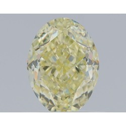 Diament o barwie fantazyjnej szlif owalny, 1ct, VS2, Fancy Yellow, GIA 6475412459
