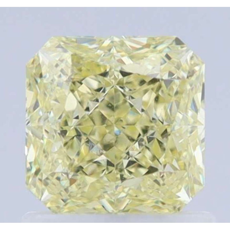 Diament o barwie fantazyjnej szlif schodkowy, 1.15ct, VVS1, Fancy Light Yellow, GIA 1423734713