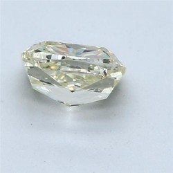 Diament o barwie fantazyjnej szlif poduszkowy brylantowy, 1.5ct, SI1, Fancy Light Brownish Greenish Yellow, GIA 2175367644