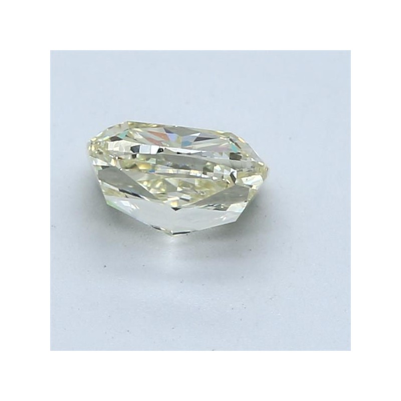 Diament o barwie fantazyjnej szlif poduszkowy brylantowy, 1.5ct, SI1, Fancy Light Brownish Greenish Yellow, GIA 2175367644
