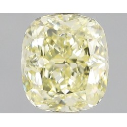 Diament o barwie fantazyjnej szlif poduszkowy modyfikowany, 1.05ct, VVS2, Fancy  Yellow, GIA 2235210397
