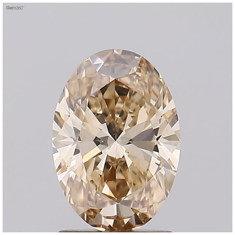 Diament o barwie fantazyjnej szlif owalny, 1.51ct, VS1, Fancy Brownish Yellowish Orange, GIA 7421473379 Diament o barwie fantazyjnej szlif owalny, 1.51ct, VS1, Fancy Brownish Yellowish Orange, GIA 7421473379