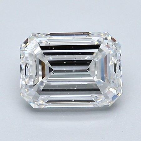 Diament szlif szmaragdowy, 1.5ct, SI1, E, GIA 2434182158