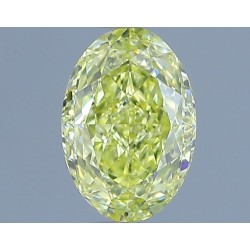 Diament o barwie fantazyjnej szlif owalny, 1.03ct, VS1, Fancy Yellow, GIA 2233717914