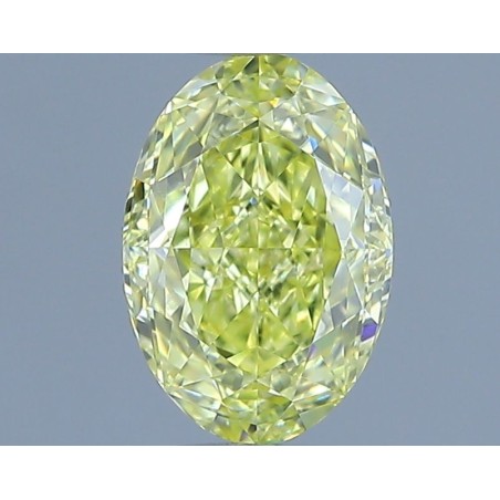 Diament o barwie fantazyjnej szlif owalny, 1.03ct, VS1, Fancy Yellow, GIA 2233717914