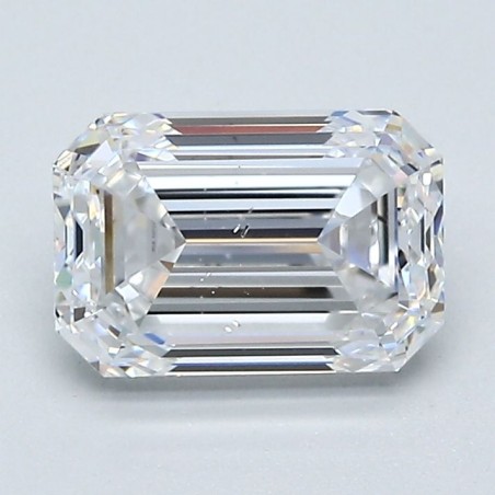 Diament szlif szmaragdowy, 1.5ct, SI1, D, GIA 6451247058
