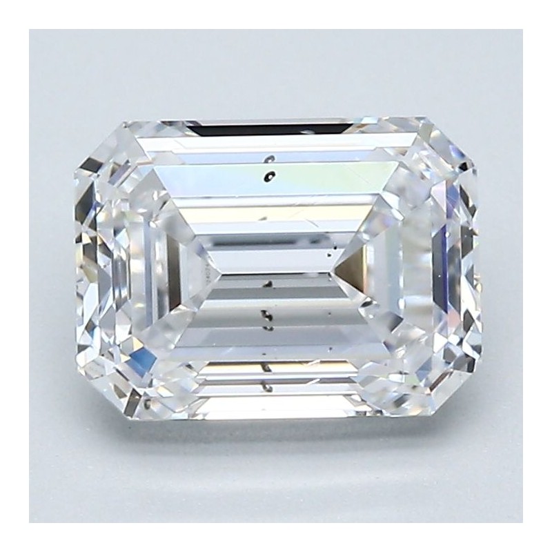 Diament szlif szmaragdowy, 1.9ct, SI1, D, GIA 6432402419