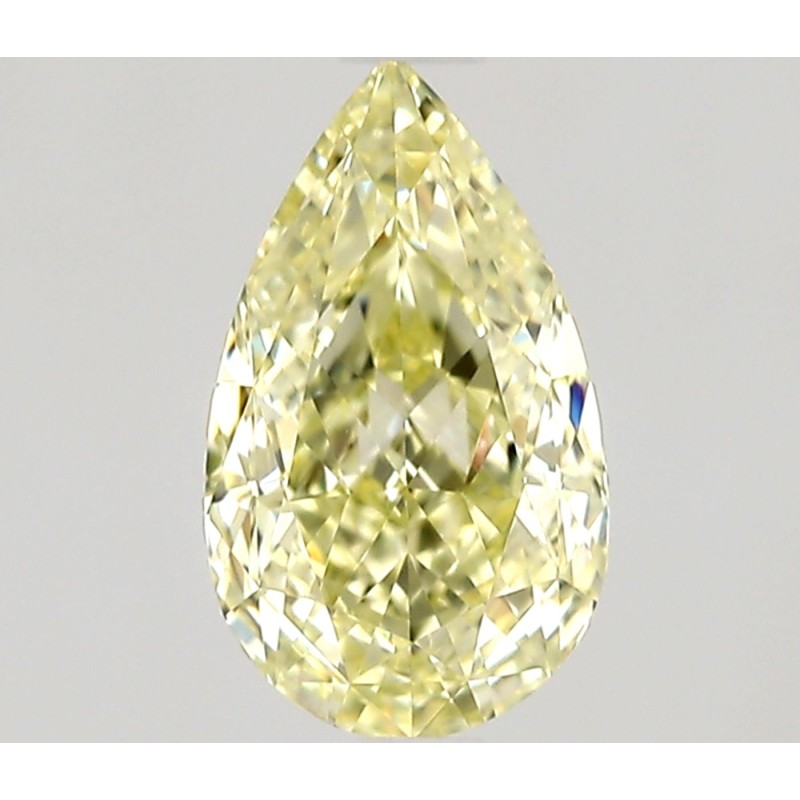 Diament o barwie fantazyjnej szlif gruszkowy, 0.71ct, VVS1, Fancy Yellow, GIA 6535351382
