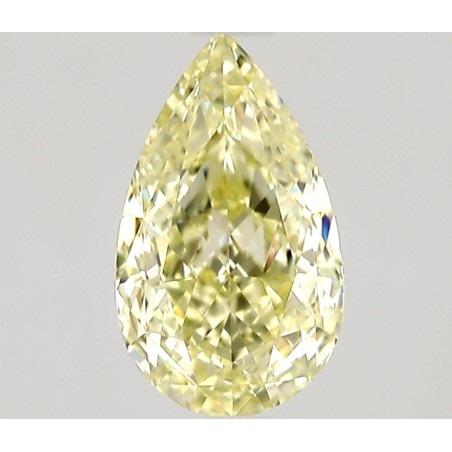 Diament o barwie fantazyjnej szlif gruszkowy, 0.71ct, VVS1, Fancy Yellow, GIA 6535351382