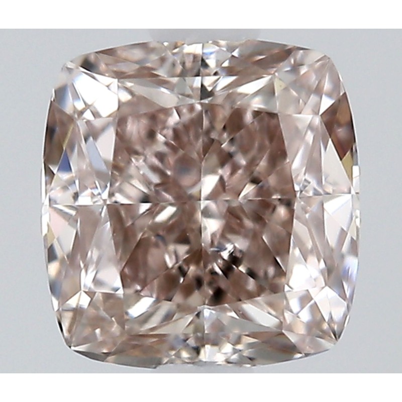 Diament o barwie fantazyjnej szlif poduszkowy modyfikowany, 0.31ct, SI1, Fancy Pinkish Brown, GIA 6512228632