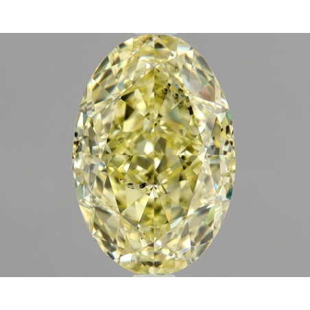Diament o barwie fantazyjnej szlif owalny, 1.21ct, SI2, Fancy Yellow, GIA 2231449321