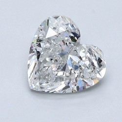 Diament serce, 1ct, SI1, E, GIA 6381113603