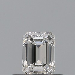 Diament szlif szmaragdowy, 0.3ct, VS2, F, GIA 6525804490