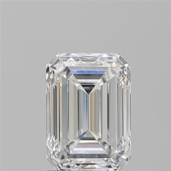 Diament szlif szmaragdowy, 1.5ct, VS1, F, GIA 6522240480