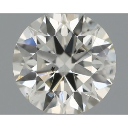 Diament szlif okrągły, 0.44ct, SI1, I, IGI 594356548