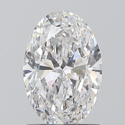 Diament szlif owalny, 1.01ct, SI2, D, GIA 6535707580
