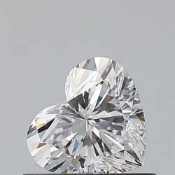 Diament serce, 0.5ct, VVS2, D, GIA 2536612512