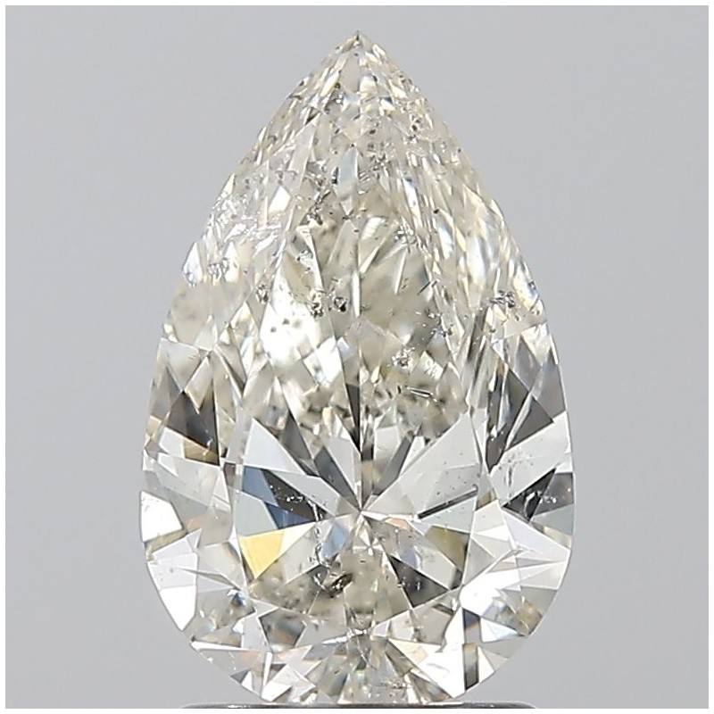 Diament szlif gruszkowy, 1.7ct, SI2, I, HRD 250000191061