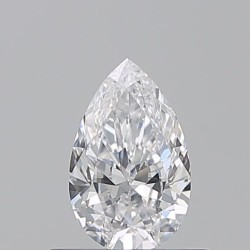 Diament szlif gruszkowy, 0.52ct, VVS2, D, GIA 2496357833