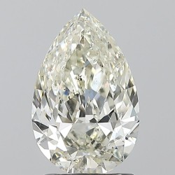 Diament szlif gruszkowy, 1.5ct, SI2, I, HRD 250000191858