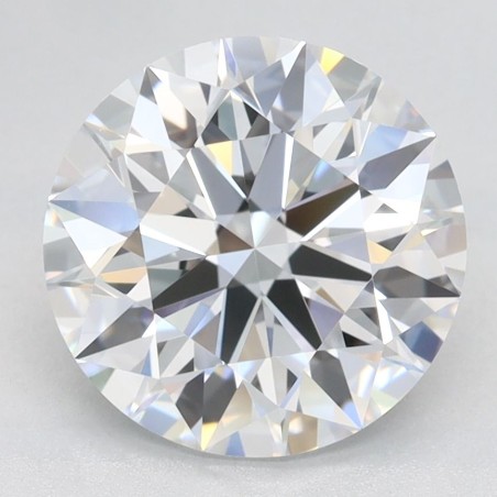 Diament laboratoryjny bezbarwny szlif okrągły, 2.55ct, VVS1, D, GIA 6505105390