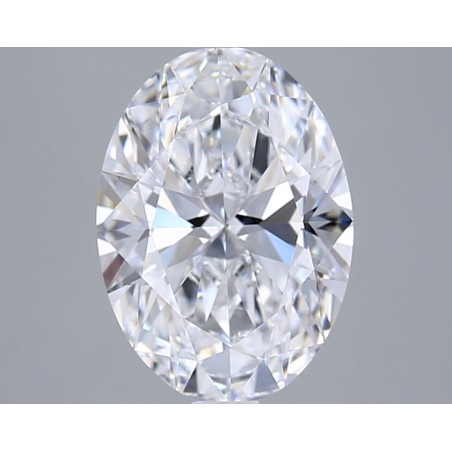 Diament laboratoryjny bezbarwny szlif owalny, 2.55ct, VVS2, D, GIA 6532425093