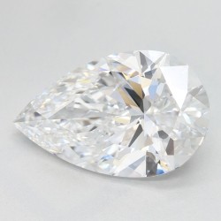 Diament laboratoryjny bezbarwny szlif gruszkowy, 2.61ct, VVS1, D, GIA 2504132466