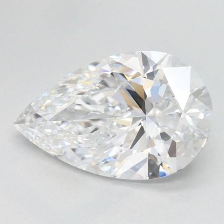 Diament laboratoryjny bezbarwny szlif gruszkowy, 2.61ct, VVS1, D, GIA 2504132466