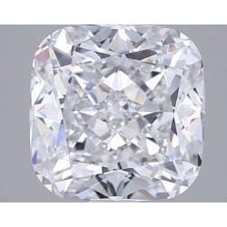 Diament laboratoryjny bezbarwny szlif poduszkowy brylantowy, 2.05ct, VVS2, D, GIA 6532388469