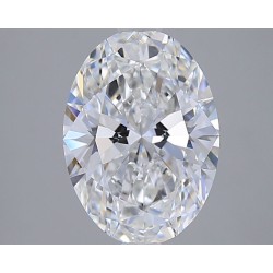 Diament laboratoryjny bezbarwny szlif owalny, 2.51ct, VVS2, D, IGI LG729572336